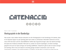 Tablet Screenshot of catenaccio.de